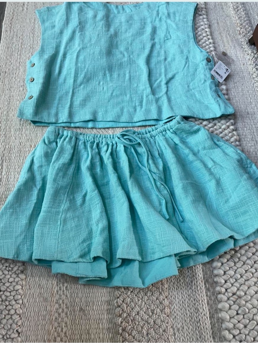 Free People Skye Mini Skirt Set NWT M - Picture 11 of 13